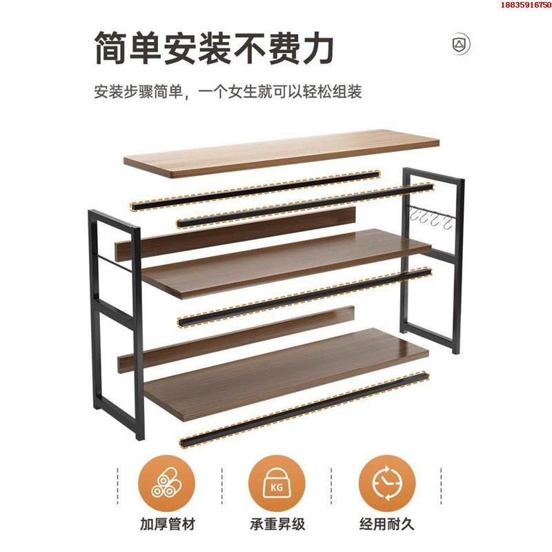 厨房置物架落地多层多功能切菜桌微波炉储物简易货架家用收纳架子