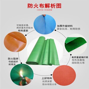 三防布 防火布 高温阻燃布 电焊布 耐高温 空调软连接风筒布