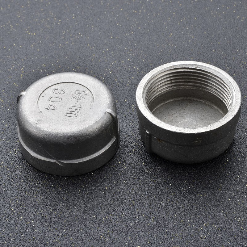 304不锈钢内丝堵头管帽/管塞/堵盖/闷头2分 4分 6分 1寸 1.5寸