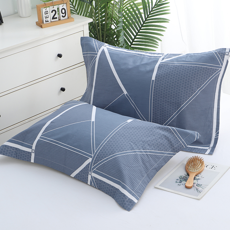 简约成人纯棉枕套一对装全棉单人枕头套男枕芯套内胆外套48x74cm