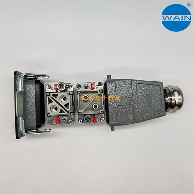 WAIN唯恩重载连接器 HMK-002.1-M/F 2芯100A大电流组合 哈丁航空