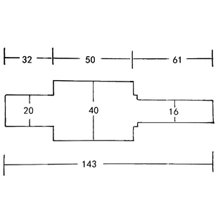 汽车水泵轴连轴承2040143尺寸如图