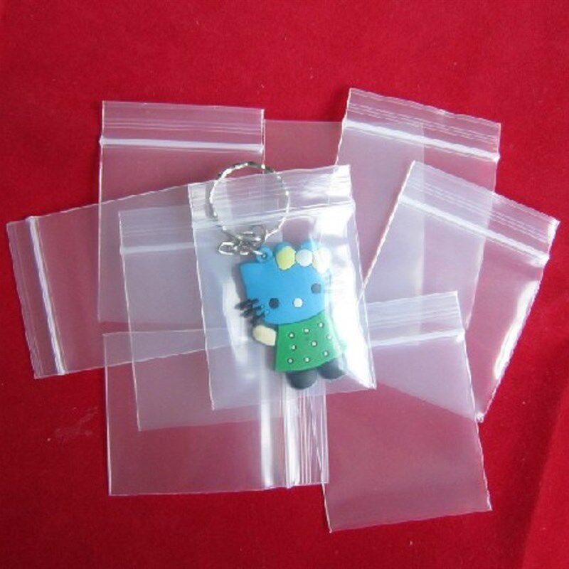 自封袋夹链袋PE自封口袋样品袋收纳袋手捏口塑料袋包邮