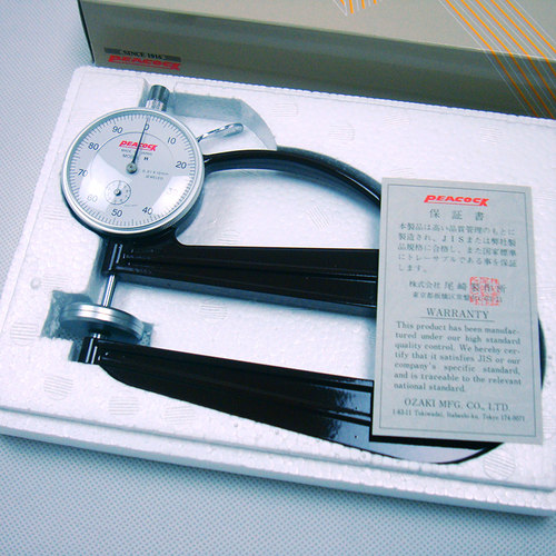 H-30 PEACOCK孔雀测厚规测厚仪厚度计0.01mm-120mm 30mm