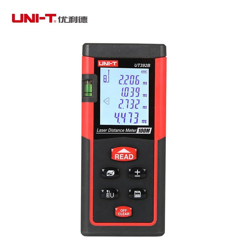优利德UT392B 激光测距仪高精度红外线测量仪100米量房仪电子尺