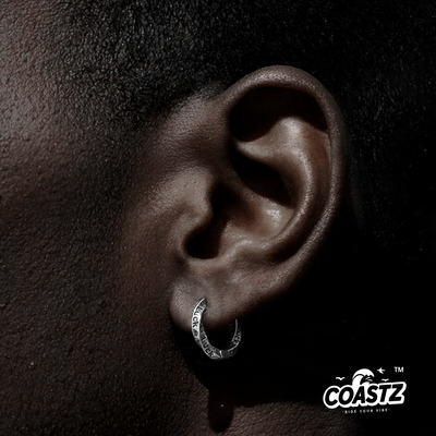 CoastZ耳钉男士s925纯银针高级感女超巨好看的银耳饰养耳洞防过敏