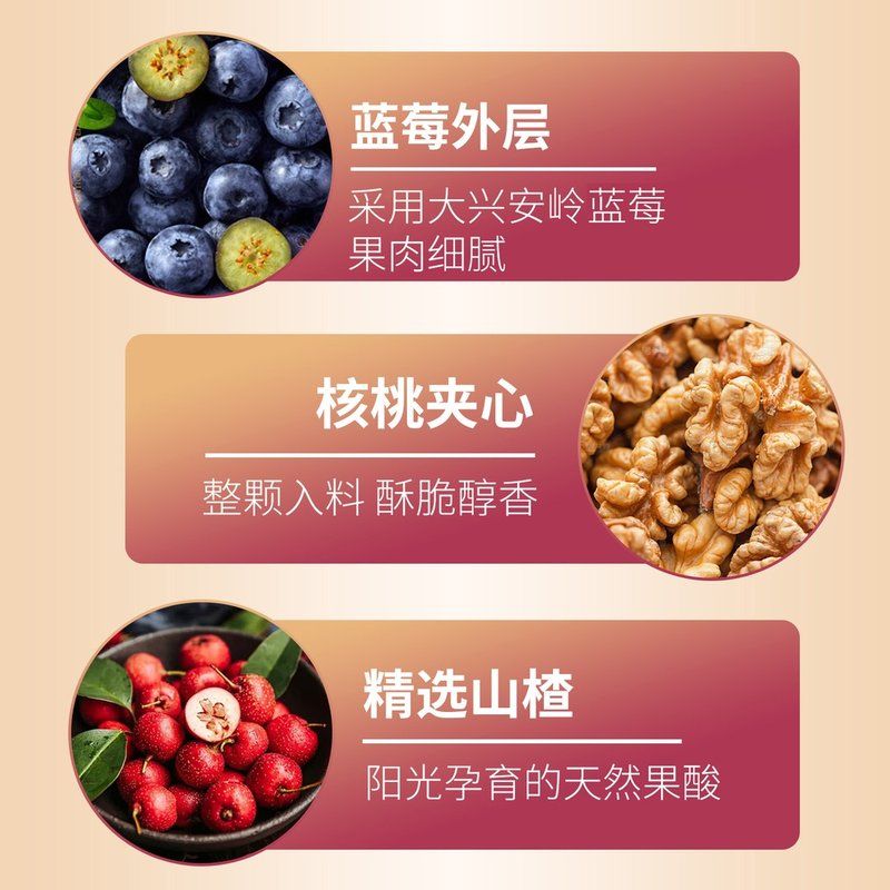 【试吃5块】蓝莓夹心山楂桑葚独立包装解腻酸甜水果儿童营养零食