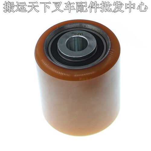 杭州电动叉车轮聚氨酯承重80*90堆高车轮子ADMB155-31100杭叉配件