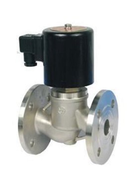 ZBSF-16P不锈钢法兰蒸汽电磁阀电子开关截止控制高压管道220v24v