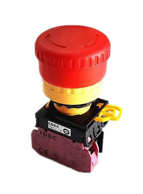 和泉IDEC 带灯急停按钮开关22旋转复位1常闭 YW1L-V4E01Q4R