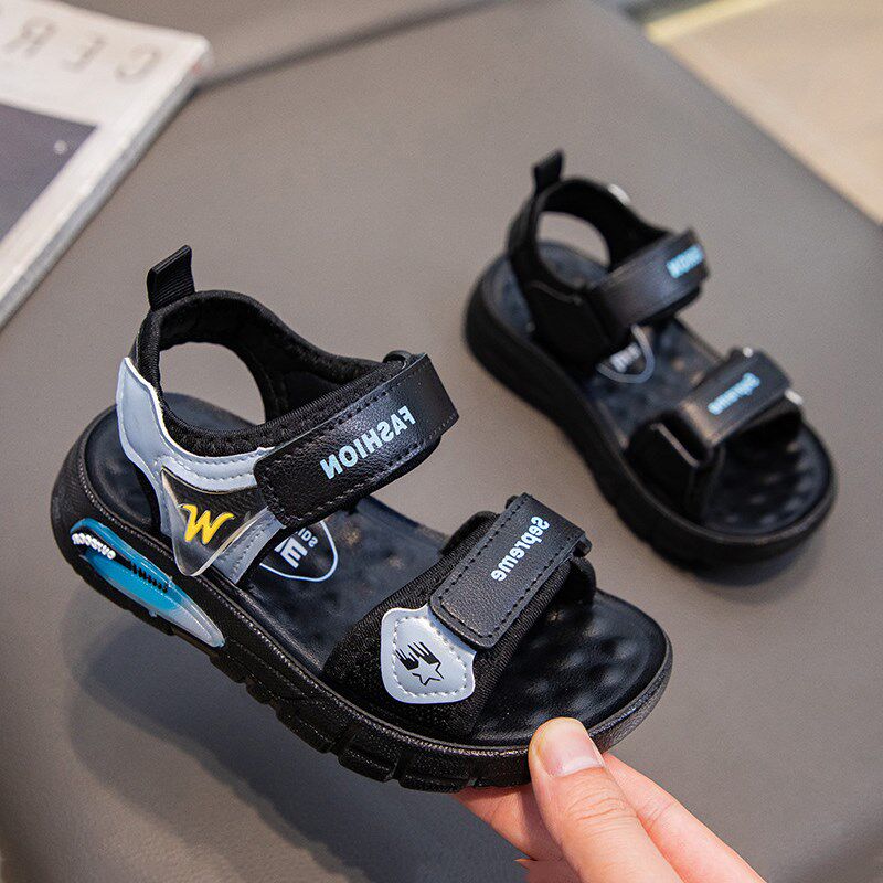 男童凉鞋软底防滑2m025新款今年流行爆款儿童夏季可湿水露趾沙滩