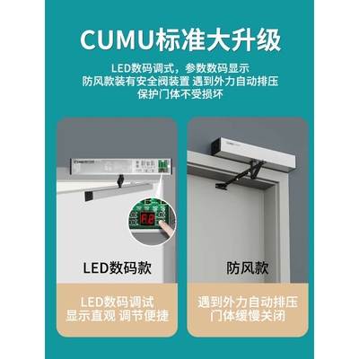川木电动闭门器自动开门机感应开门器关门器平开门机组电机全套