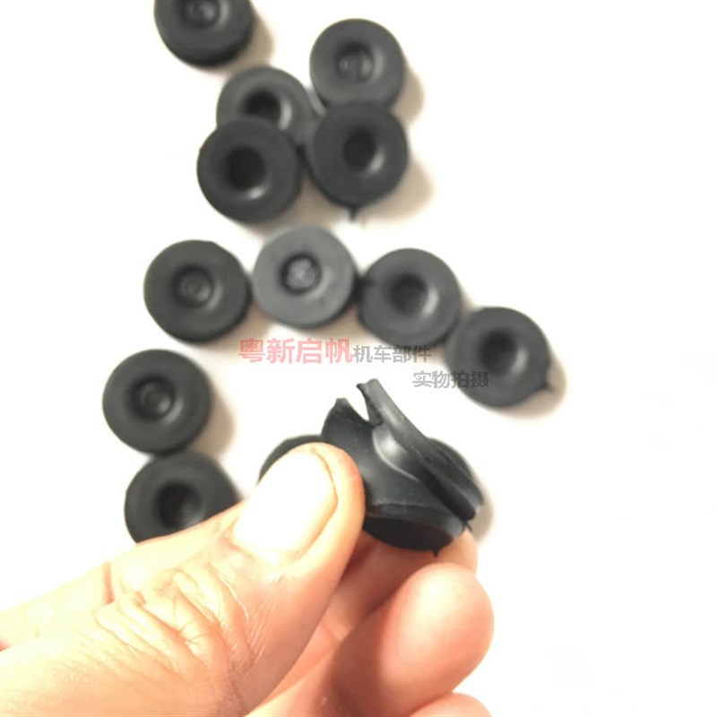 摩托车配件EN GS GN125电瓶盖胶圈 摩托车边盖胶圈 固定胶粒