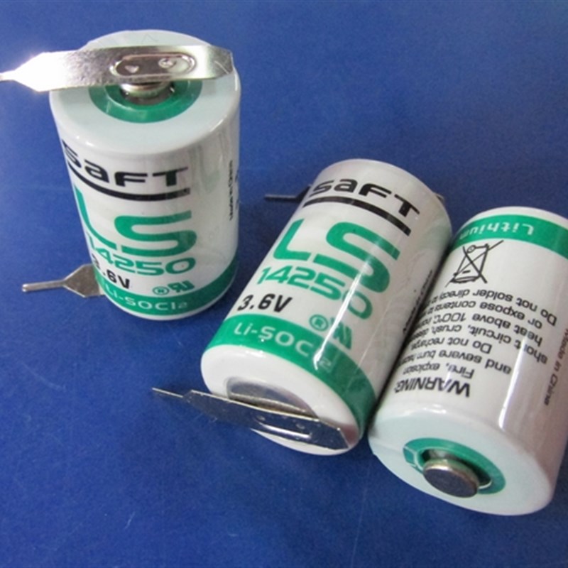 正品 SAFT帅福特 LS14250(1/2AA 3.6V)PLC工控锂电池 带焊脚