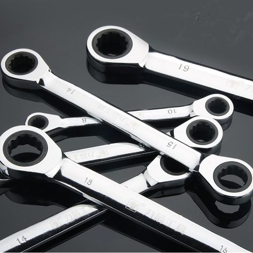 双头棘轮扳手省力快速两用梅花开口呆扳手汽车保汽修修理五金工具