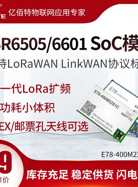 亿佰特LoRaWAN射频模块ASR6601/ASR6505芯片无线透传低功耗小体积