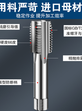 美英制螺纹丝锥攻牙刀UNF5/16-182024-27十六分之五-28323640UNEF