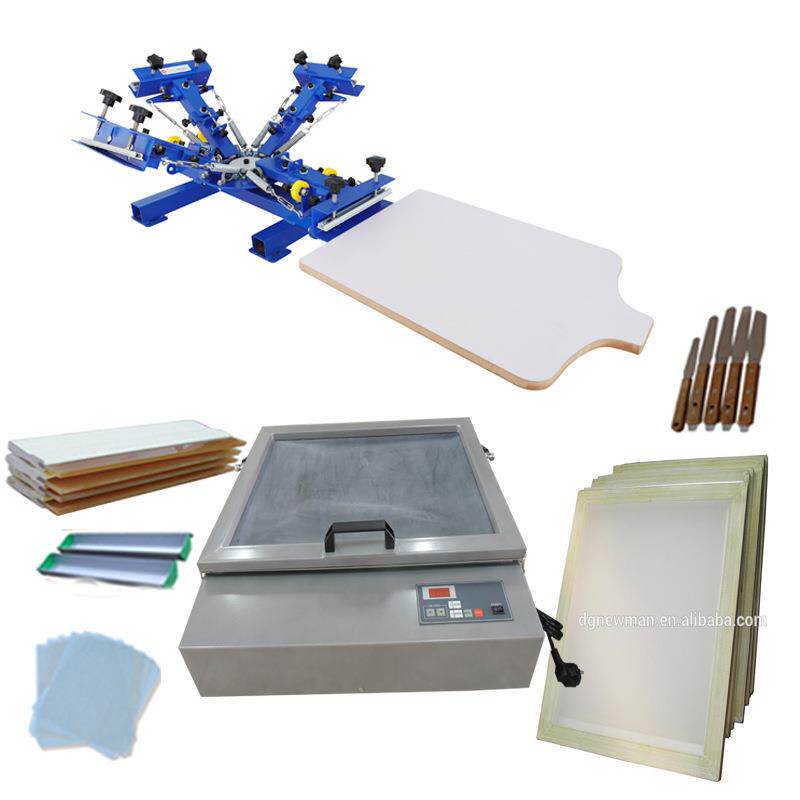 厂家广告衫设备手动平面丝印机服装吊牌印刷机服装丝网印花机