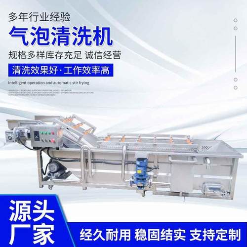 高压喷淋清洗机果蔬气泡清洗机胡萝卜大枣芹菜果蔬气泡清洗机