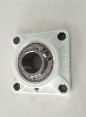 白色塑料轴承座P205 F205 FL205 塑料带座轴承 塑料座不锈钢轴承