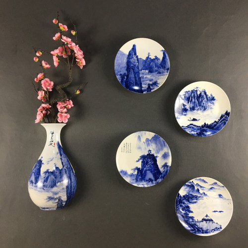 墙壁装饰品沙发背景墙装饰挂x件墙上花盆壁挂房间布置进门墙面挂