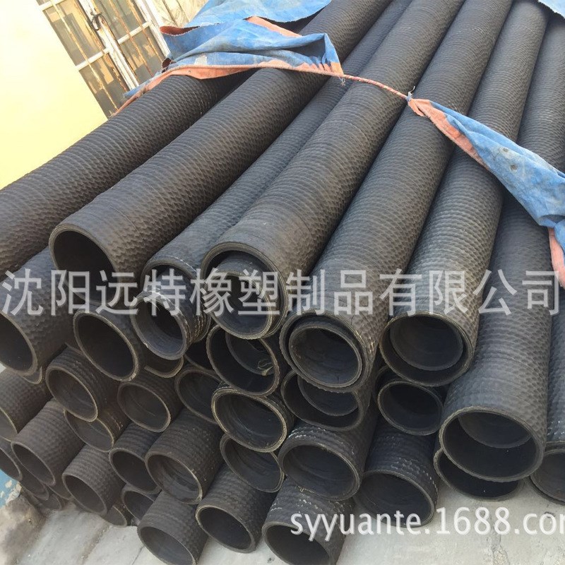 抽沙骨架吸c引黑胶管4寸 6寸 8寸 吸沙管带螺旋钢丝增强橡胶管