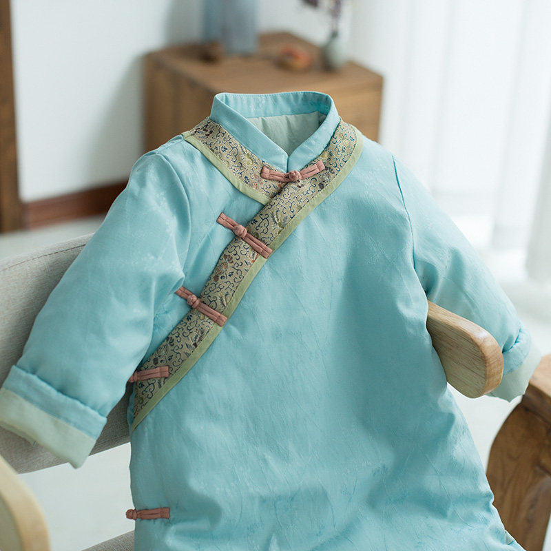 拜年服唐装儿童中小女童过年服冬款喜庆衣服女孩棉衣新年棉服旗袍