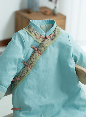 拜年服唐装儿童中小女童过年服冬款喜庆衣服女孩棉衣新年棉服旗袍