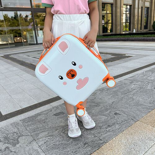 18寸儿童d旅行密码登机带杯托万向轮大容量卡通拉杆礼品行李箱