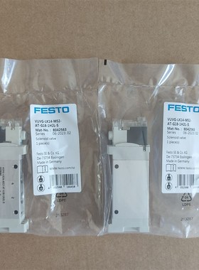 FESTO 电磁阀 VUVG-LK14-M52-AT-G18-1H2L-S   8042563   8042564