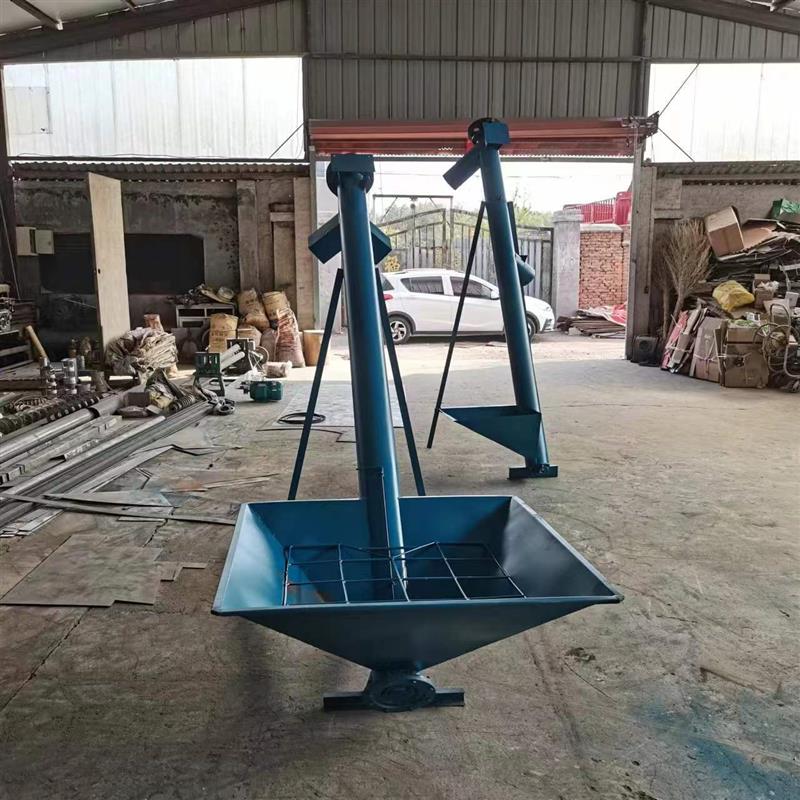 厂家供应管式输送粉料上料机 化工厂防爆电机 白灰粉倾斜螺旋提升