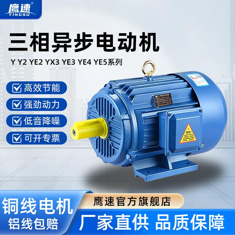 YE4-90L-2极2.2kwYE4-132S1-2级能效5.5千瓦高效率三相异步电动机