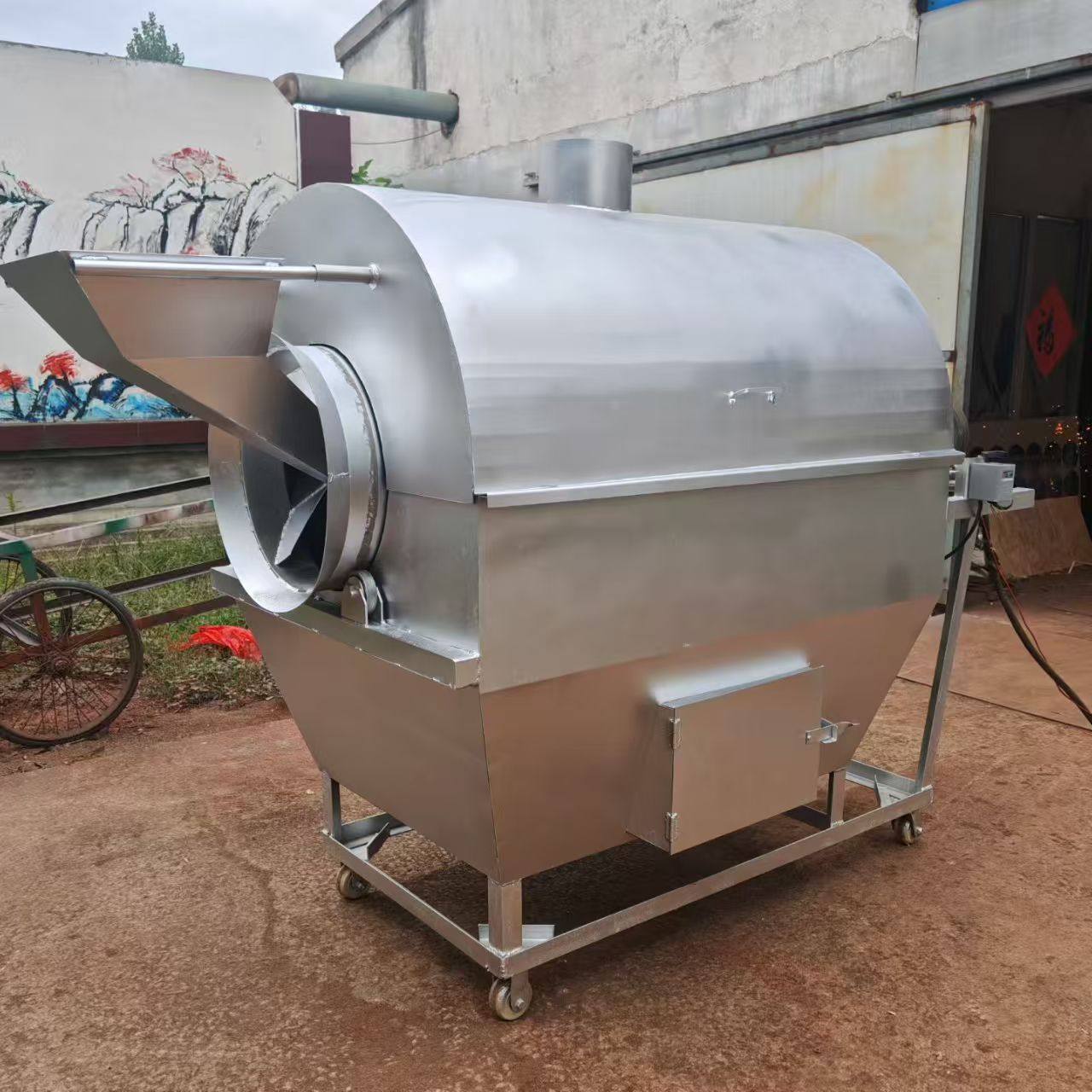 河北板栗加热炒货机 新疆黄豆炒货机图片 胡麻腰果燕麦炒货机视频,清洗/食品/商业设备,炒货机,淘宝优惠券,粉丝福利购,淘宝优惠卷