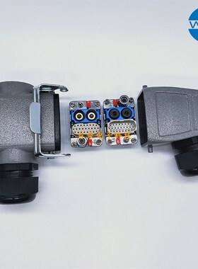 WEVEL威乐重载连接器25针5A2气路电气一体组合 哈丁唯恩连接器