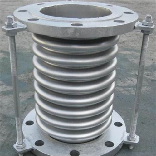 金属波纹管补偿器 伸缩节 铁法兰补偿器DN100