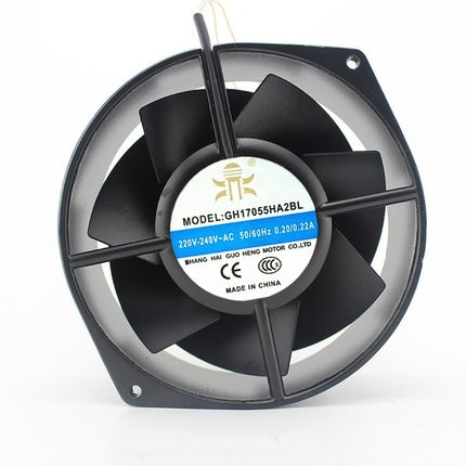 全新正品GH17055HA1/HA2/HA3BL全金属耐高温220V散热风扇