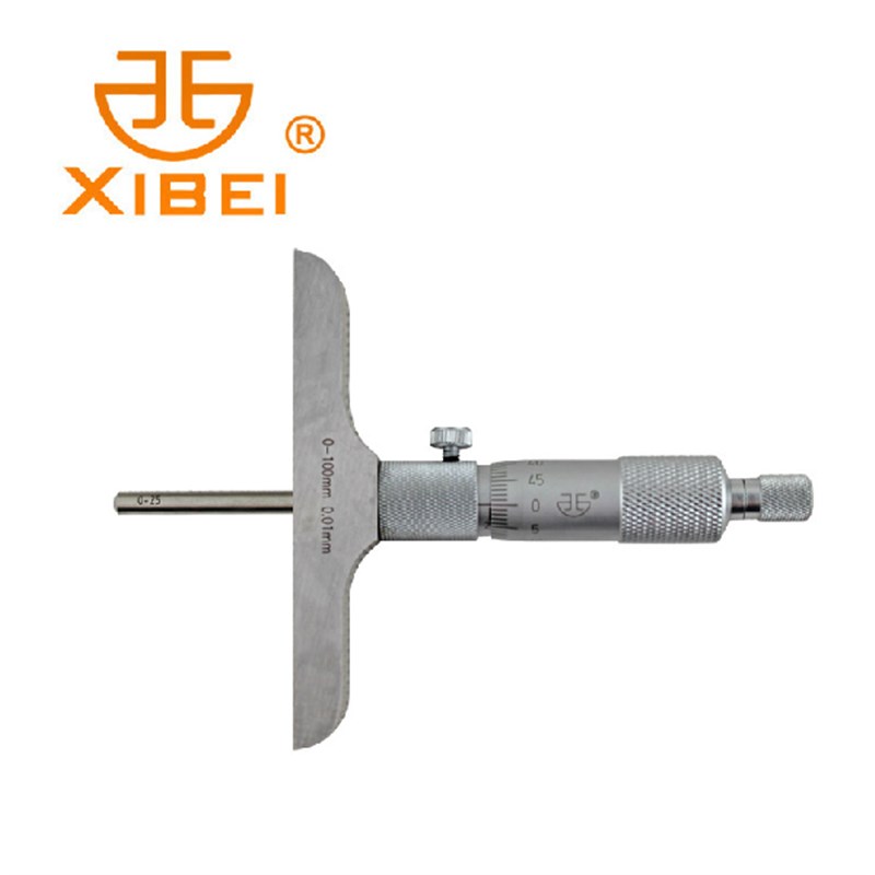 正品青量深度千分尺0-25mm 0-50mm 0-100mm 0-150mm 0-200mm