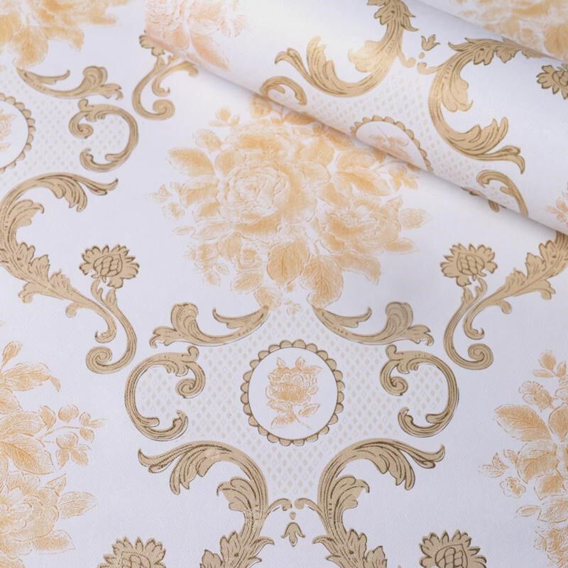 加厚PVC墙纸壁纸温馨欧式卧室床头衣柜温馨客厅S电视背景装饰壁纸