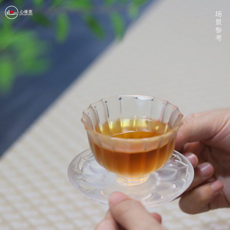 心缘堂琉璃品杯【闲梦江南套装】盖碗公道壶承茶T席搭配好友送礼