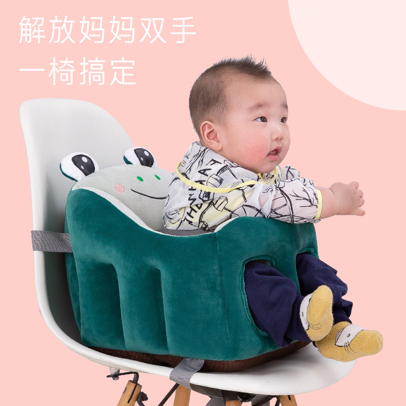 婴儿吃饭餐椅两用宝宝学坐沙发便捷G式车载安全带座椅固定椅防摔