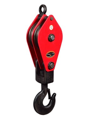 起重滑车滑轮10T16nT32t50吨吊环/吊钩式/三轮/定滑轮组动滑轮省