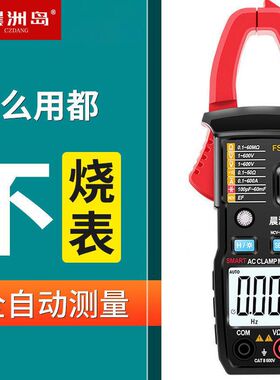 德国进口钳形万用表全自动智能万能表电工高精度钳形电流表数字维