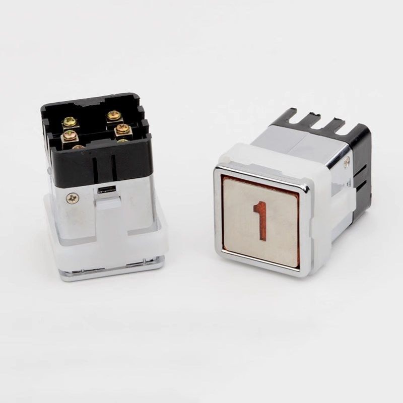 AK13杂物梯货梯餐梯按钮开关电梯AK03方形按钮尺寸30*30