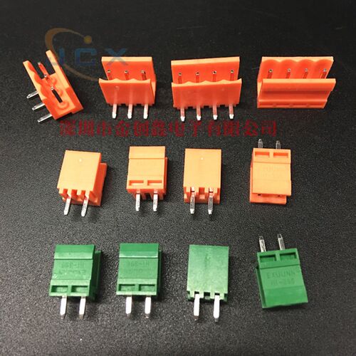 接线端子KF/HT396-3.96MM 2P3P4P5P6P7P8P9P10P12P 橙色 直针弯针