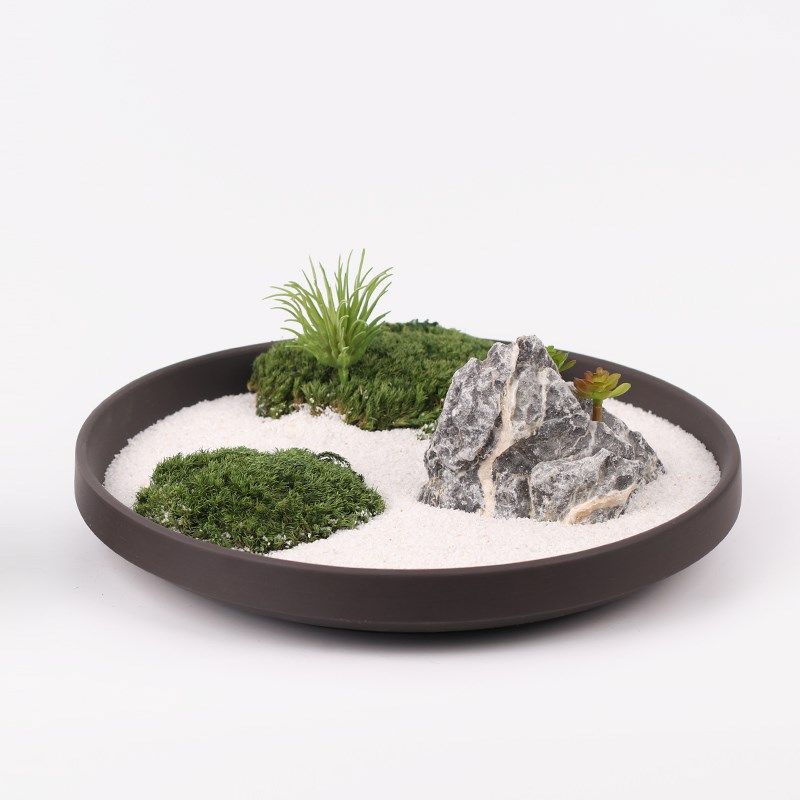 现代新中式仿真绿植盆景微景观摆件售楼部酒店前台苔藓假山装饰品,农用物资,苗木固定器/支撑器,淘宝优惠券,粉丝福利购,淘宝优惠卷