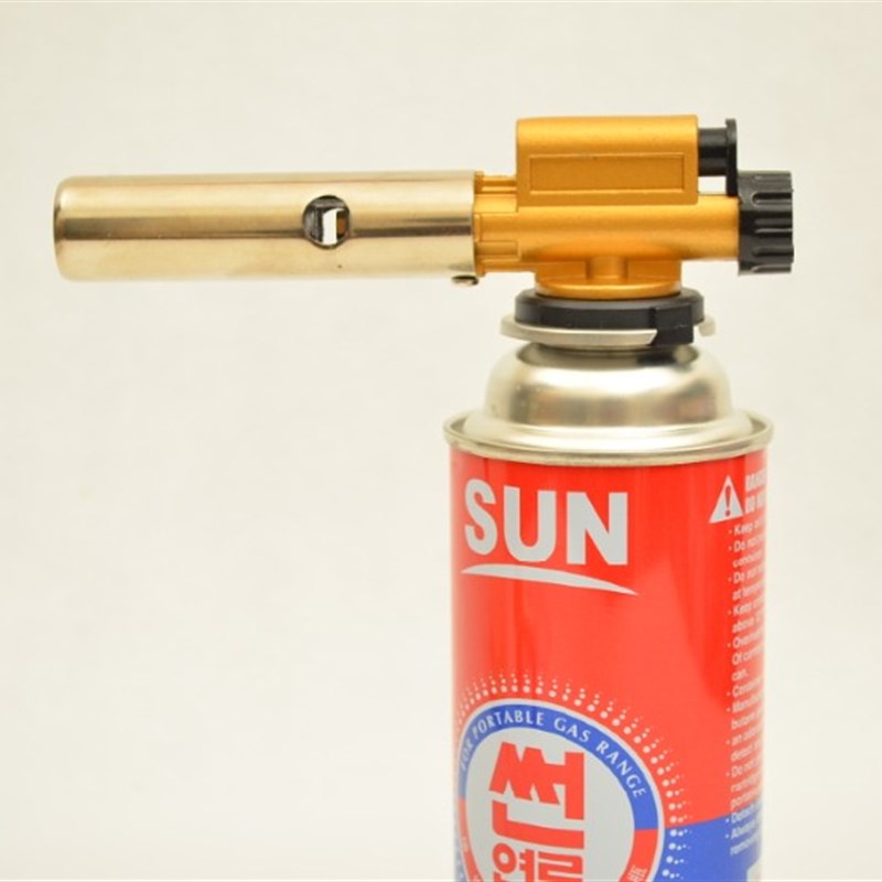 卡式气喷火枪 可倒置 焊铜喷枪户外便携烧烤点碳点火器 烘焙