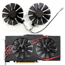 ASUS/华硕GTX 1060 1070 RX470 570 580 EXPEDITION显卡散热风扇