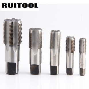 RUITOOL南工 英制高速钢管螺纹丝锥丝攻工具水管牙丝锥管用套装