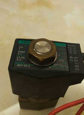 CKD AB31-02-3电磁阀 水阀 液体阀 AC220V 进口拆机件