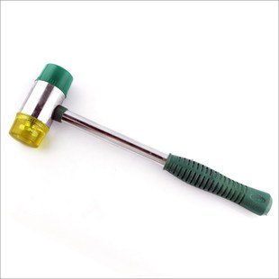 40mm钢管柄安装 锤 威力狮 橡胶钳工锤 小胶锤 W0180